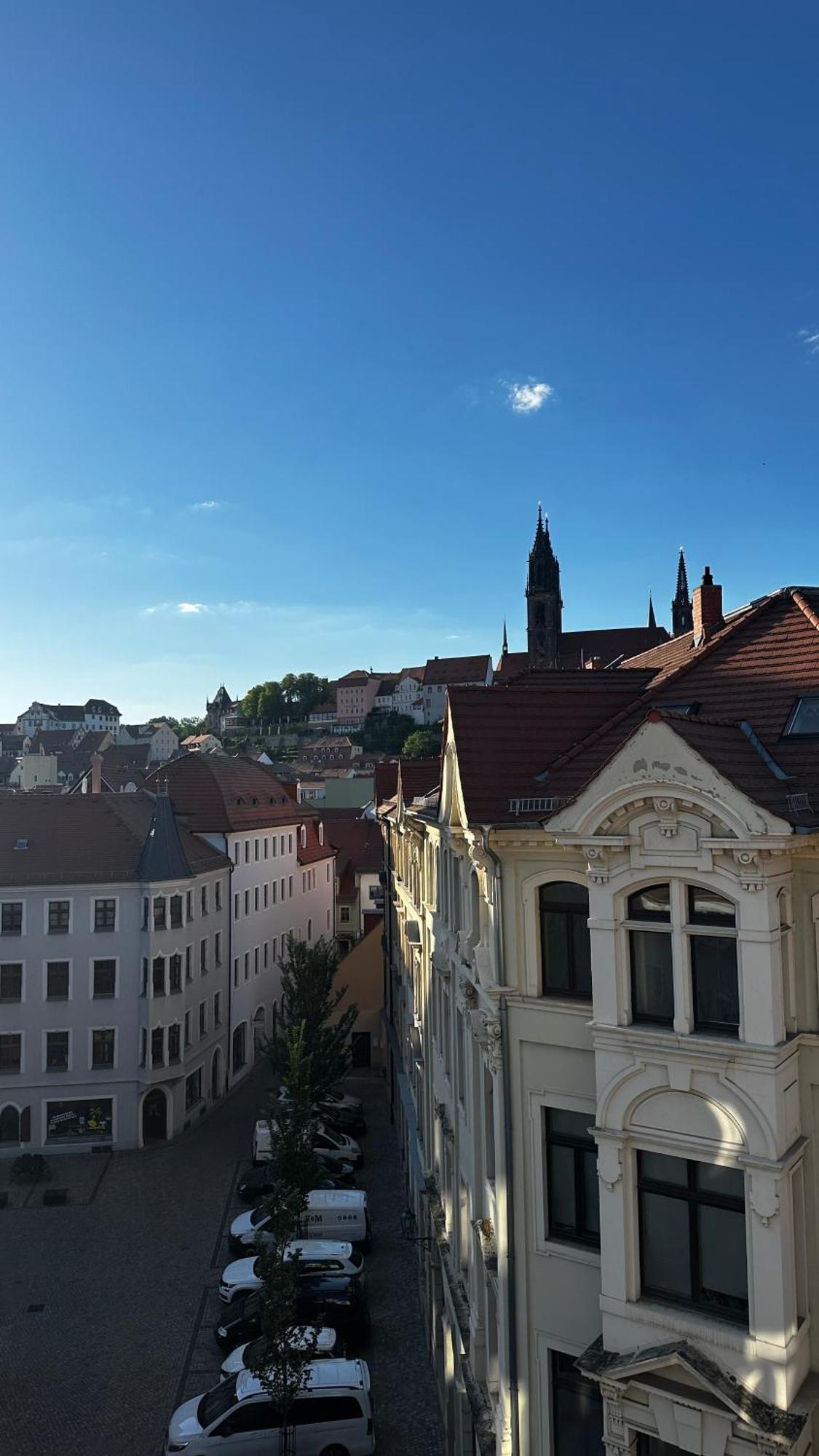 Ruhige-Moderne Wohnung Mit Burgblick Мейсен Экстерьер фото